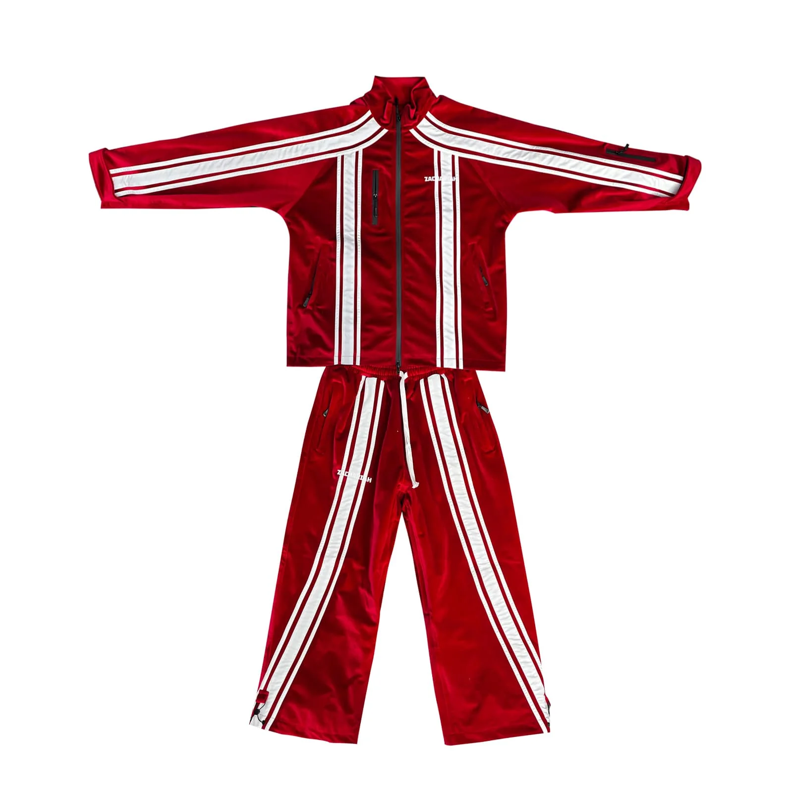 Women's North White Velvet Snow Jacket & Pants Set - Image 8