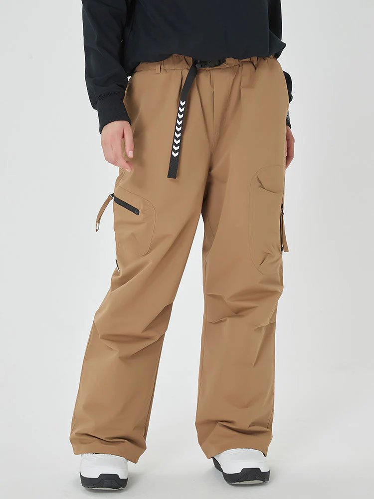 Women's Prime Mountain Baggy Snow Pants with Dual Side Cargo Pockets - Image 17
