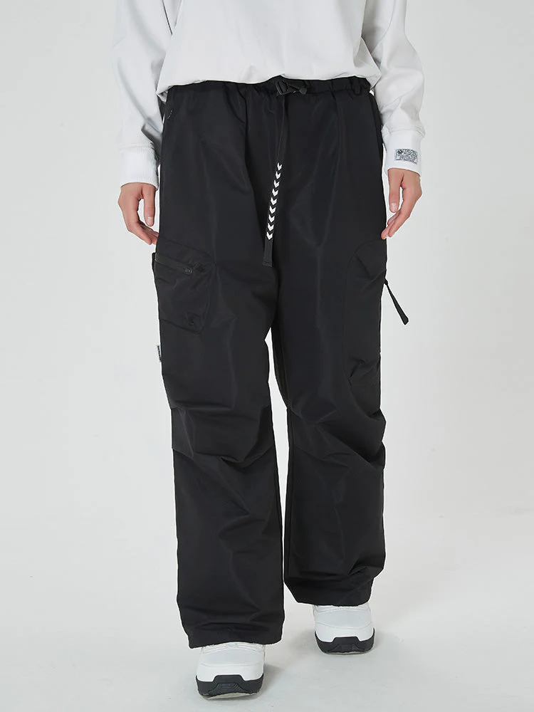 Women's Prime Mountain Baggy Snow Pants with Dual Side Cargo Pockets - Image 20