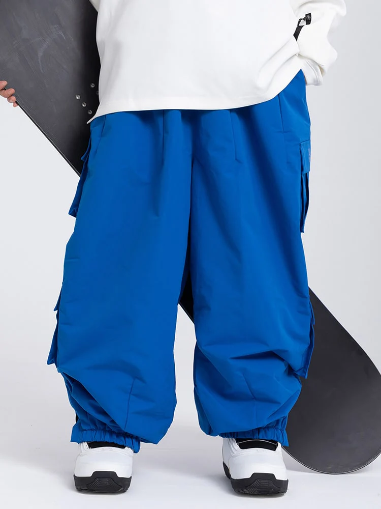 Women's Rabbit Snow Freestyle Cargo Baggy Snowboard Pants - Image 15