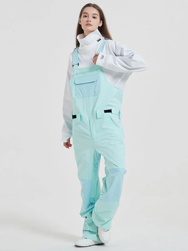 Women's Rabbit Snow Freestyle Mountain Discover Snowboard Pants Ski Bibs - Image 11