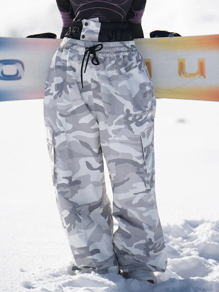 Women's Rabbit Snow Freestyle Prime Baggy Camo Snowboard Pants - Image 3