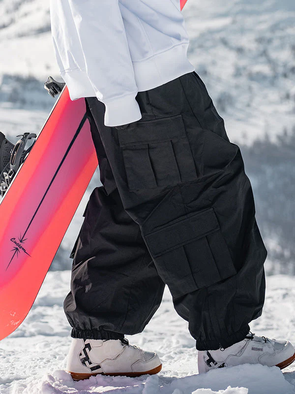 Women's Rabbit Snow Prime Cargo Baggy Snowboard Pants - Image 10