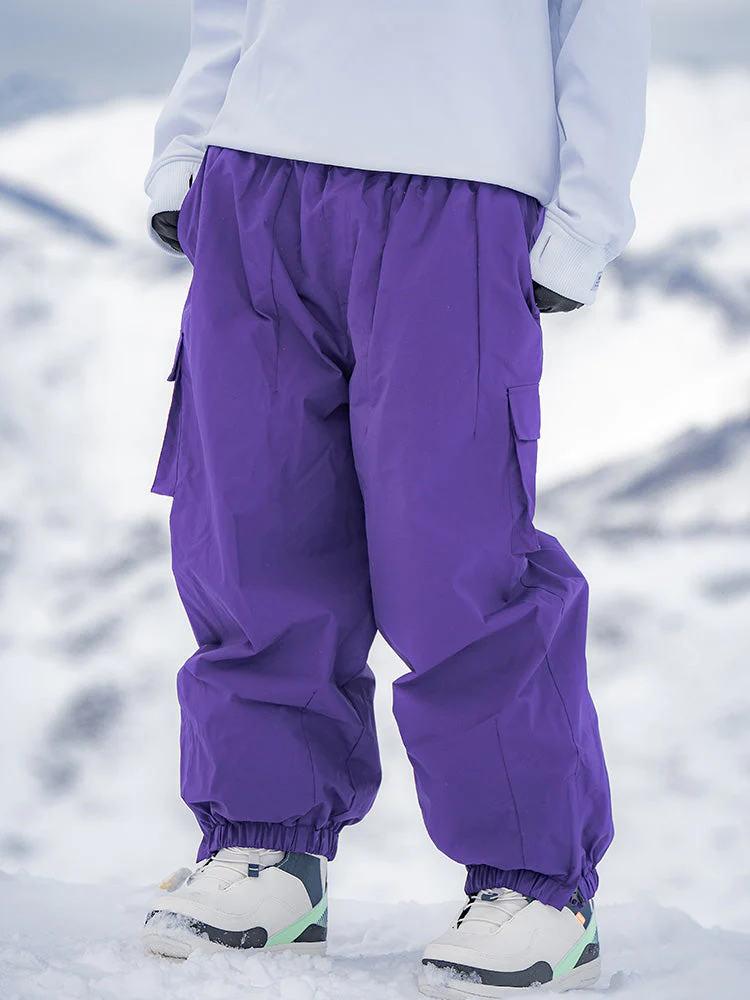 Women's Rabbit Snow StreetFlow Freestyle Cargo Baggy Snow Pants - Image 9