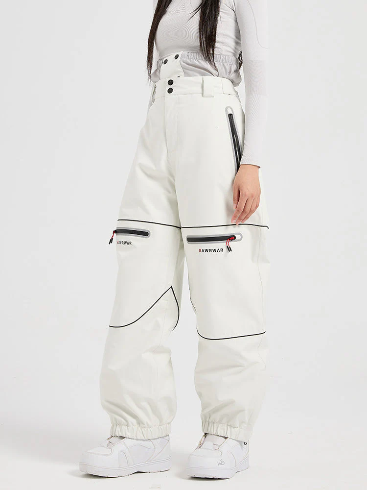 Women's RAWRWAR Flyflow Light Reflective Mountain Pro Baggy Snow Pants - Image 2