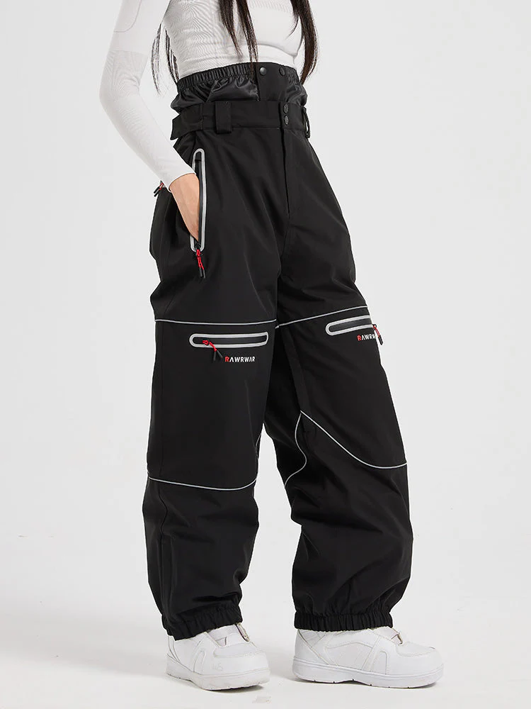 Women's RAWRWAR Flyflow Light Reflective Mountain Pro Baggy Snow Pants - Image 5