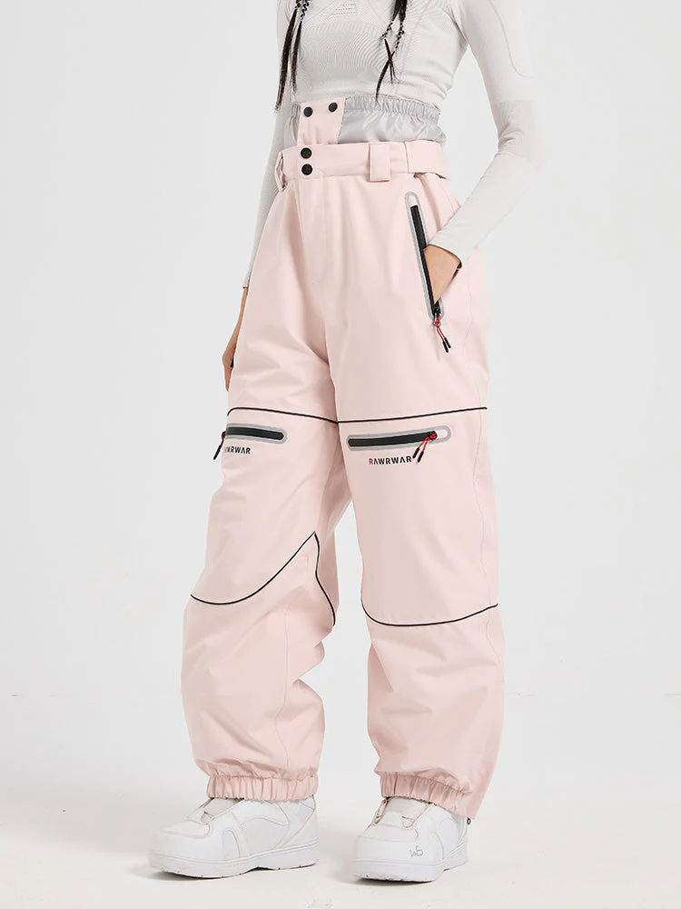 Women's RAWRWAR Flyflow Light Reflective Mountain Pro Baggy Snow Pants - Image 8
