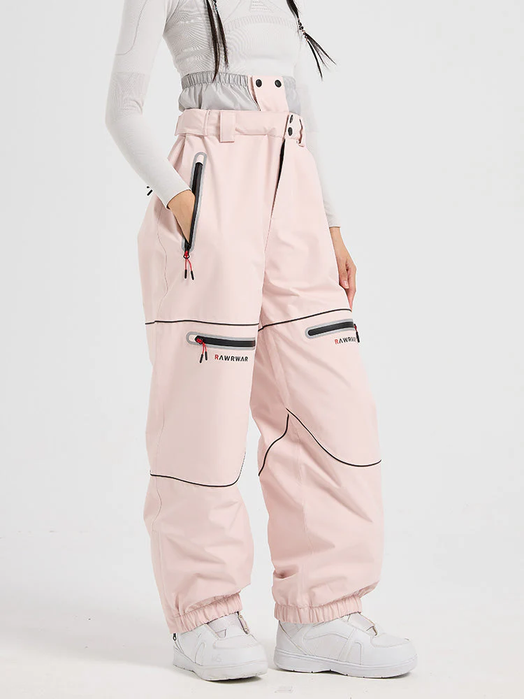 Women's RAWRWAR Flyflow Light Reflective Mountain Pro Baggy Snow Pants - Image 9