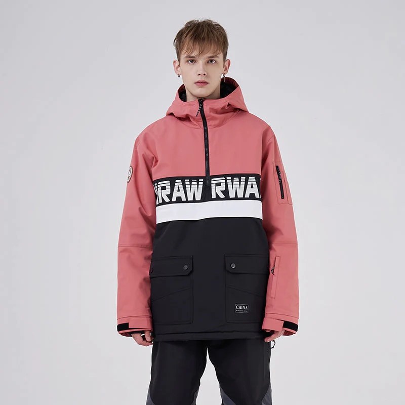 Women's RAWRWAR Powershot Cargo Half Zipper Snow Jacket with Removable Hem - Image 12
