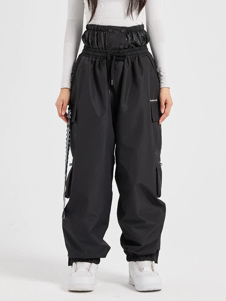 Women's RAWRWAR Prime Cargo Baggy Snowboard Pants - Image 3