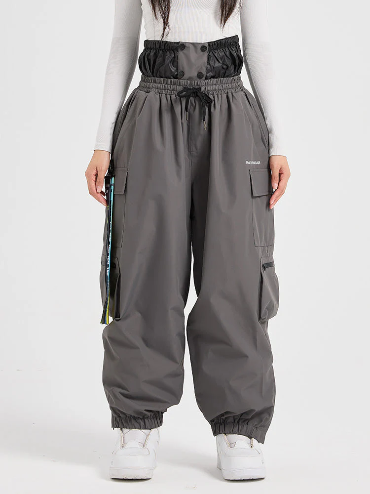 Women's RAWRWAR Prime Cargo Baggy Snowboard Pants - Image 9