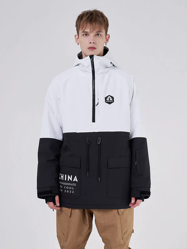 Women's RAWRWAR Winter Infinity Colorblock Parka Snow Jacket - Image 8