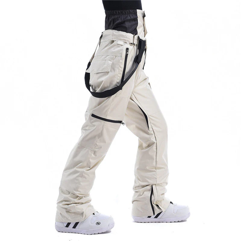 Women's RIIVIYELE Winter Sky Mountain Snow Pants Ski Bibs - Image 3
