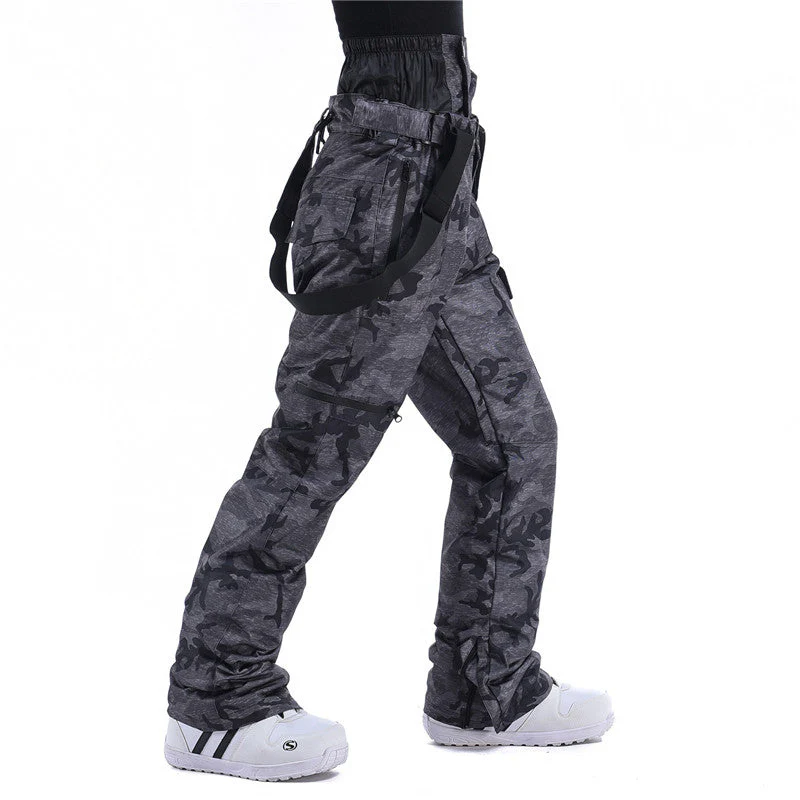 Women's RIIVIYELE Winter Sky Mountain Snow Pants Ski Bibs - Image 4