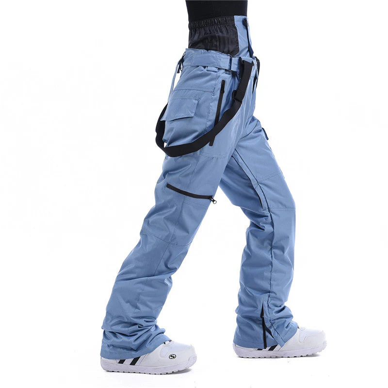 Women's RIIVIYELE Winter Sky Mountain Snow Pants Ski Bibs - Image 6