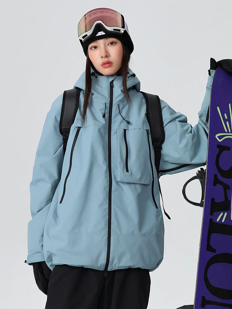 Women's Searipe Durable Mountain Pro All-Terrain Baggy Snow Jacket - Image 4