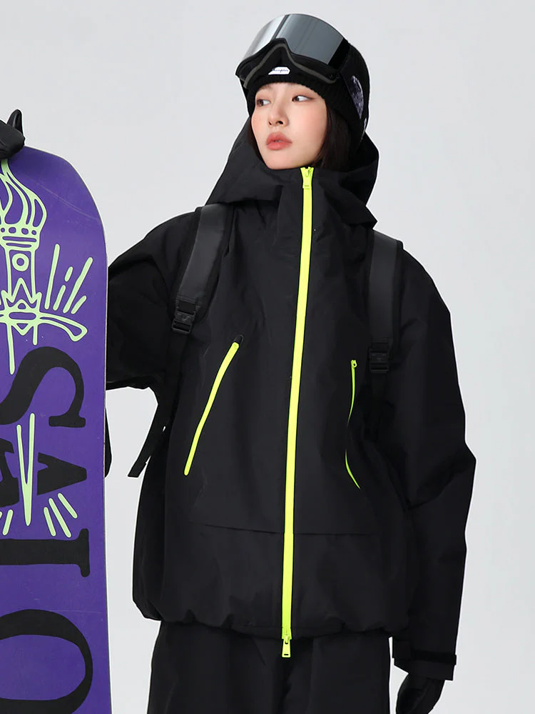 Women's Searipe Durable Mountain Pro All-Weather Baggy Snow Jacket - Image 2