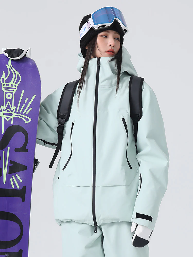 Women's Searipe Durable Mountain Pro All-Weather Baggy Snow Jacket - Image 20