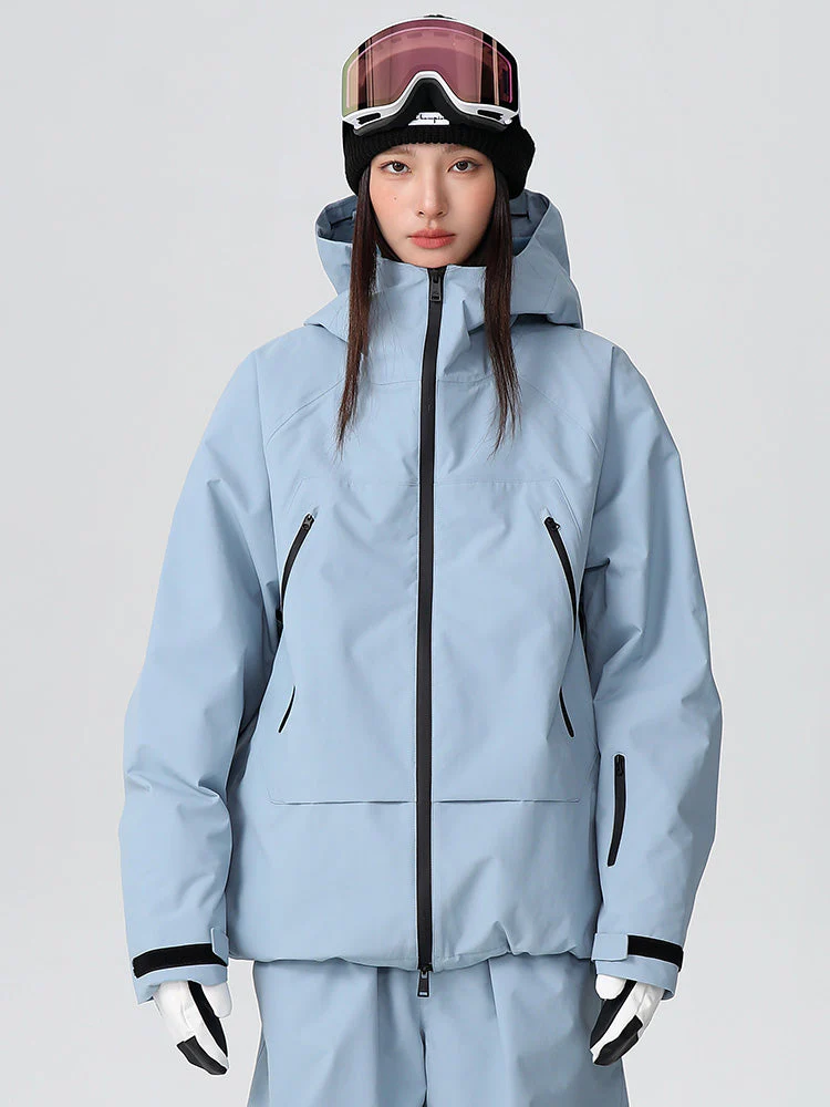 Women's Searipe Durable Mountain Pro All-Weather Baggy Snow Jacket - Image 7