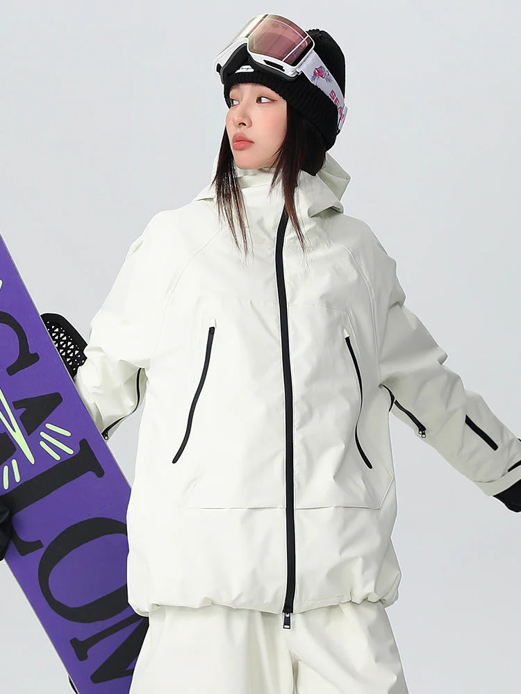 Women's Searipe Durable Mountain Pro All-Weather Baggy Snow Jacket - Image 8