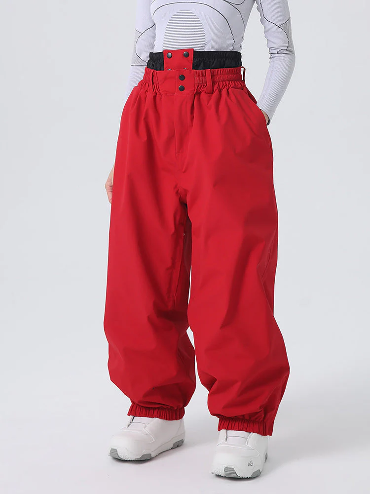 Women's Searipe Durable Mountain Rider All-Terrain Baggy Snow Pants - Image 4