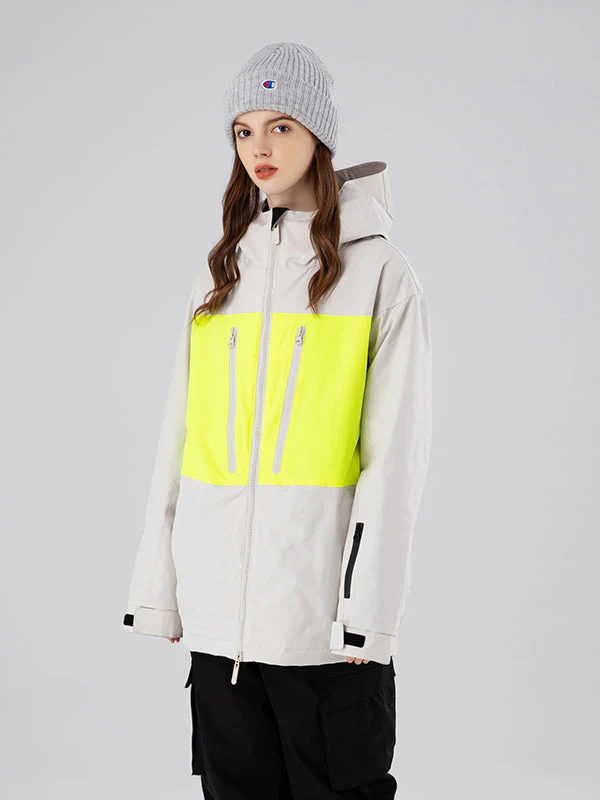 Women's Searipe Independent Colorblock Windbreaker Snow Jacket - Image 9