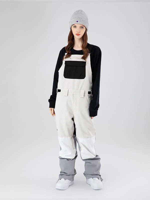 Women's Searipe Mountain Discover Colorblock Snowboard Pants Bibs - Image 11