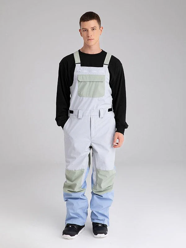 Women's Searipe Mountain Discover Colorblock Snowboard Pants Bibs - Image 14