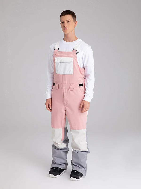 Women's Searipe Mountain Discover Colorblock Snowboard Pants Bibs - Image 15