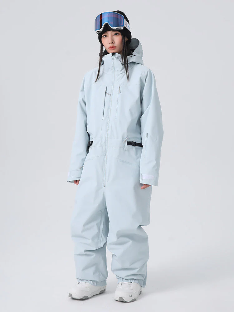 Women's Searipe Mountain Freerider One Piece Ski Suits Full Body Baggy Snowsuits - Image 14