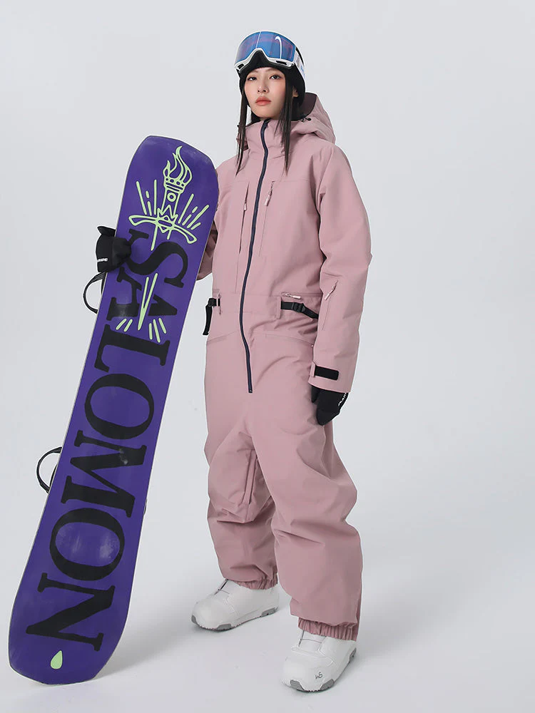 Women's Searipe Mountain Freerider One Piece Ski Suits Full Body Baggy Snowsuits - Image 2