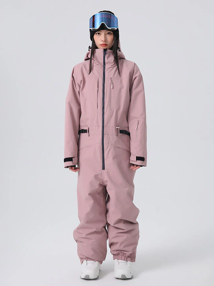 Women's Searipe Mountain Freerider One Piece Ski Suits Full Body Baggy Snowsuits - Image 3