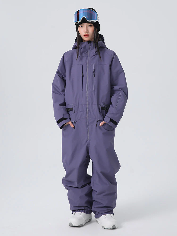 Women's Searipe Mountain Freerider One Piece Ski Suits Full Body Baggy Snowsuits - Image 4