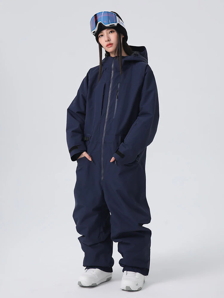 Women's Searipe Mountain Freerider One Piece Ski Suits Full Body Baggy Snowsuits - Image 7