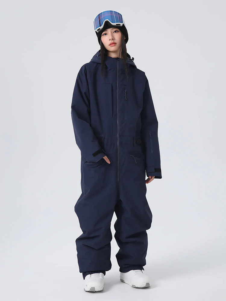 Women's Searipe Mountain Freerider One Piece Ski Suits Full Body Baggy Snowsuits - Image 9