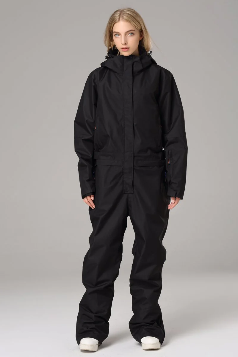 Women's Searipe One Piece Pink Ski Suits Winter Jumpsuit Snowsuits - Image 5