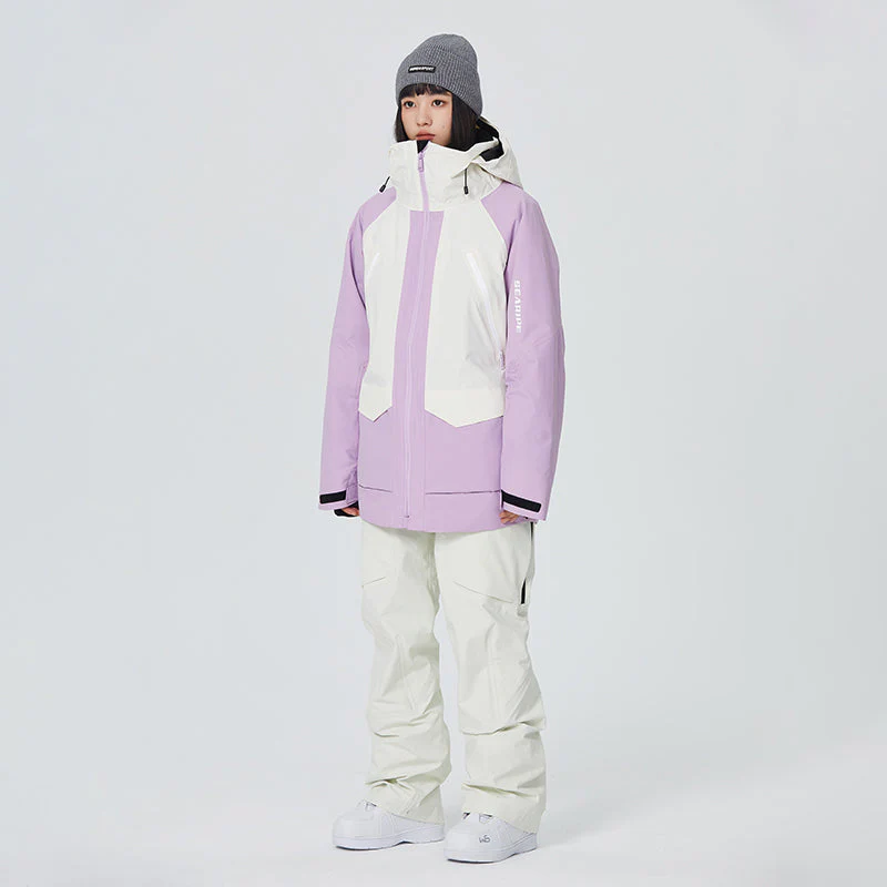 Women's Searipe SnowMaster Color Block Mountain Snowboard Jacket - Image 2