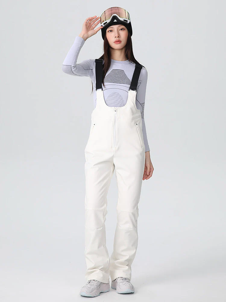 Women's Searipe Tailored Flex Flare Ski Bibs Overalls - Image 6