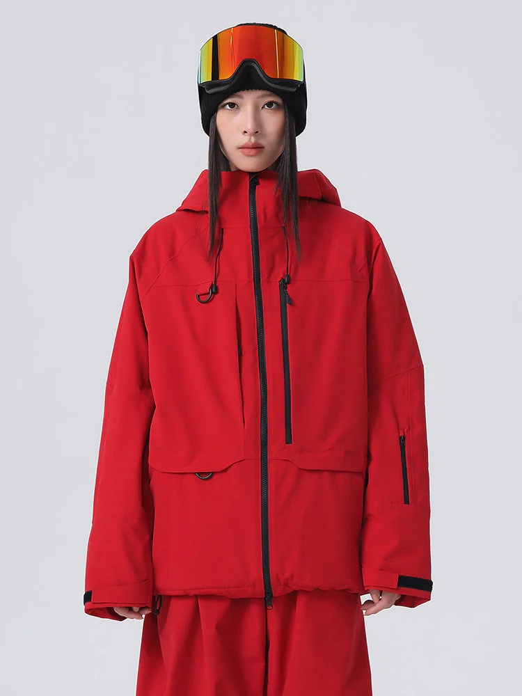 Women's Searipe Unisex All-Weather Mountain Rider Backcountry Utility Snow Jacket - Image 7