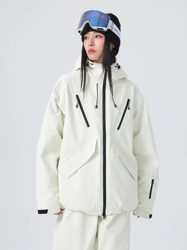 Women's Searipe Unisex CoreBuild All-Weather Baggy Snow Jacket - Image 7