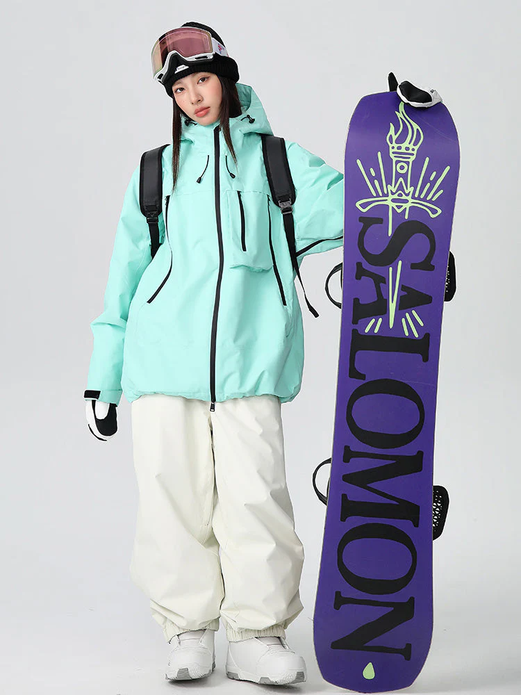 Women's Searipe Unisex Durable Mountain Pro All-Terrain Baggy Snow Suit - Image 15