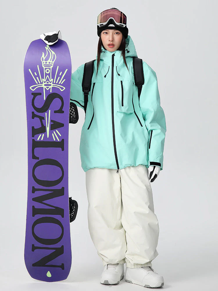 Women's Searipe Unisex Durable Mountain Pro All-Terrain Baggy Snow Suit - Image 16