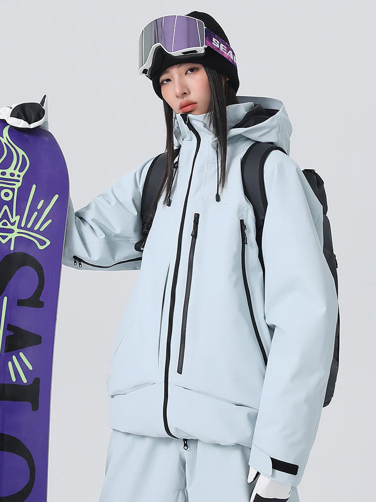 Women's Searipe Unisex Ridge Master All-Conditions Baggy Snow Jacket - Image 2