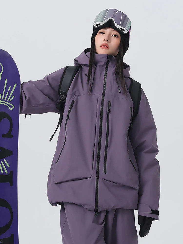 Women's Searipe Unisex Ridge Master All-Conditions Baggy Snow Jacket - Image 8