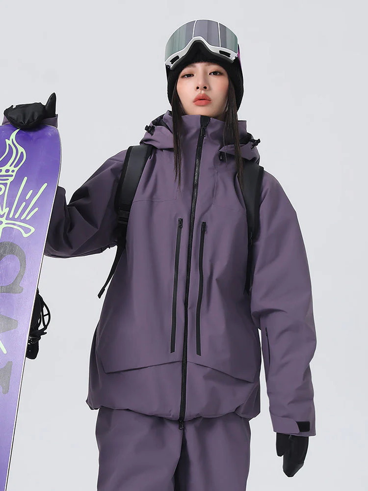 Women's Searipe Unisex Ridge Master Mountain Freerider Baggy Snow Jacket - Image 6