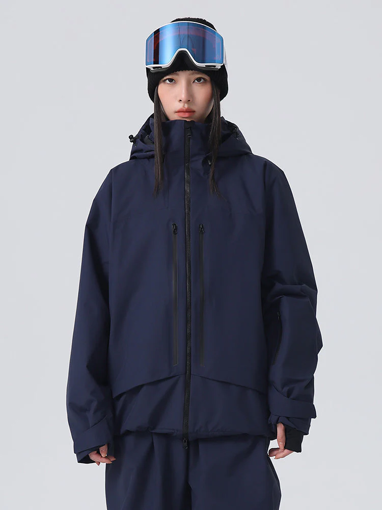 Women's Searipe Unisex Ridge Master Mountain Freerider Baggy Snow Jacket - Image 8