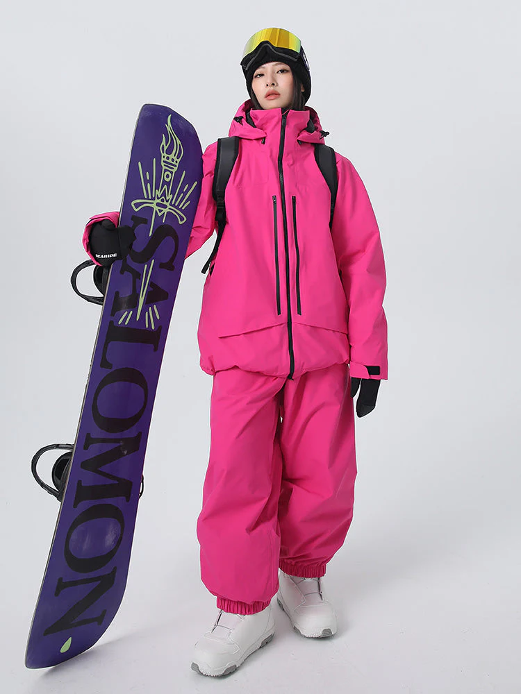 Women's Searipe Unisex Ridge Master Mountain Freerider Baggy Snow Suit - Image 2