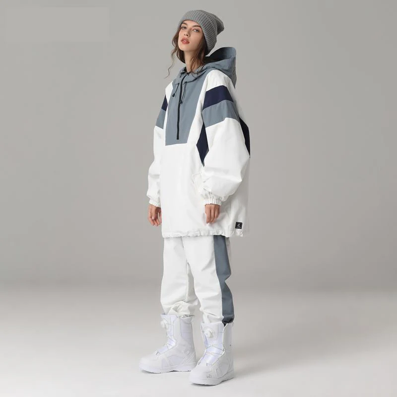 Women's Searipe Unisex Snow Addict Mountain Two Pieces Winter Snowsuit - Image 5