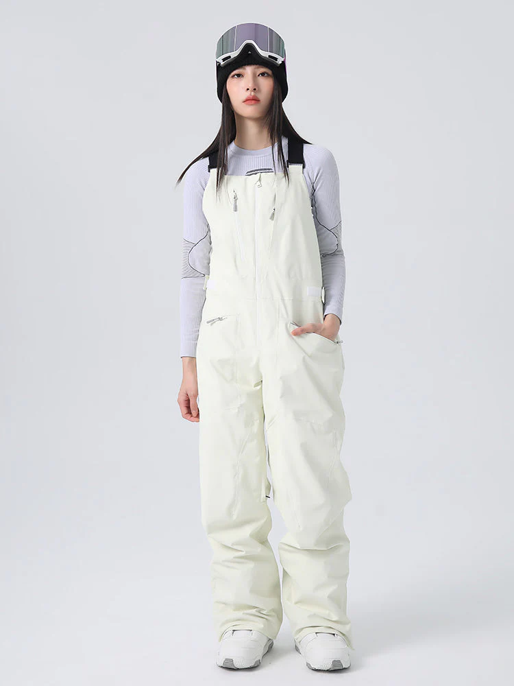 Women's Searipe Unisex Urban Trek Durable Baggy Snow Bibs Overalls - Image 9