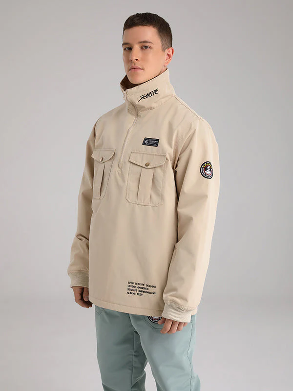 Women's Searipe Waste Land Half Zip Cargo Snow Jacket - Image 6